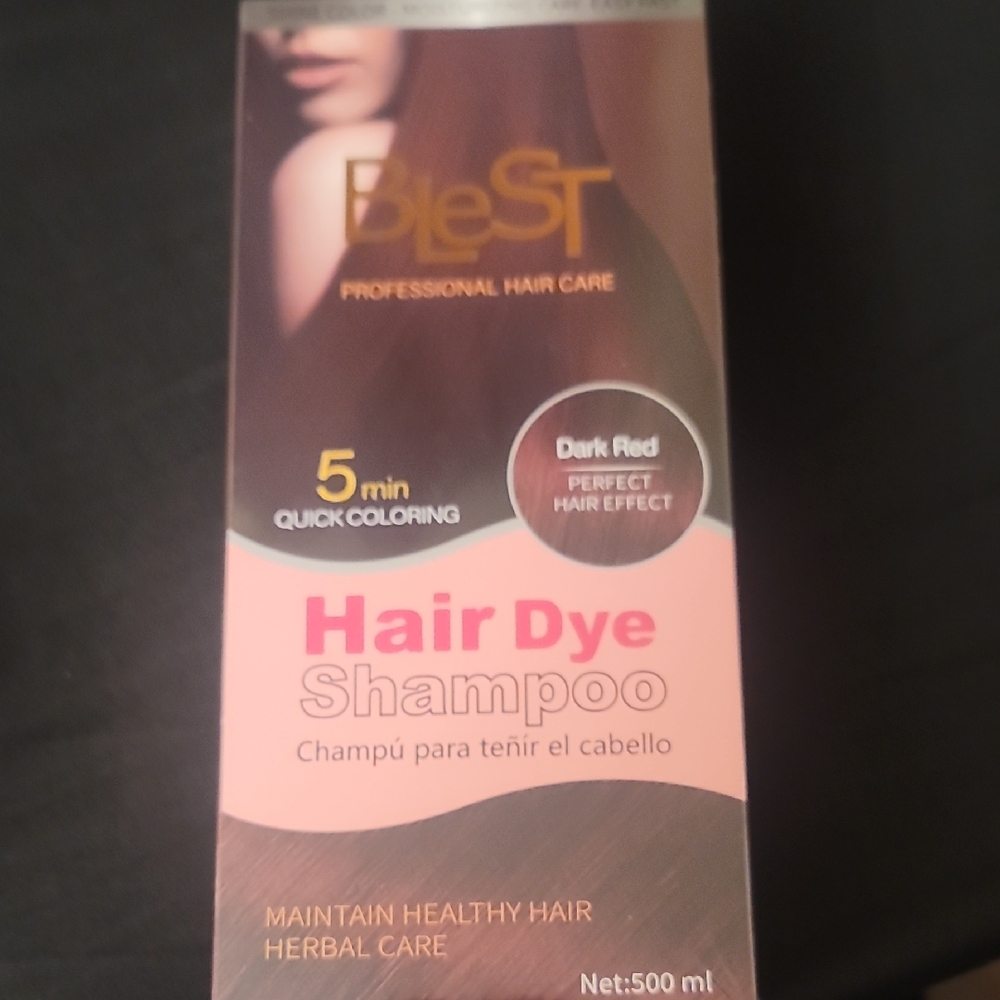 Dark Red Hair Dye Shampoo